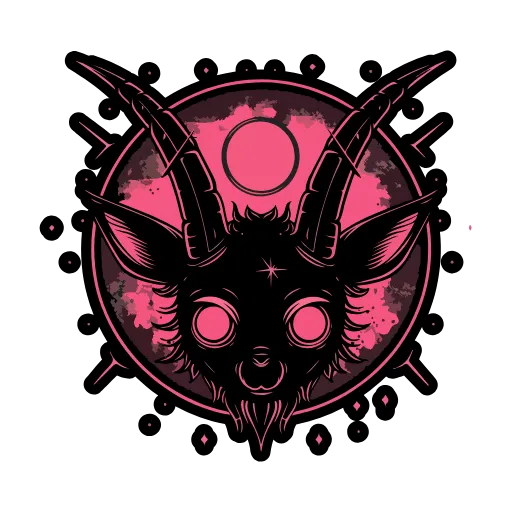 Стикер 17 Satanic Goats