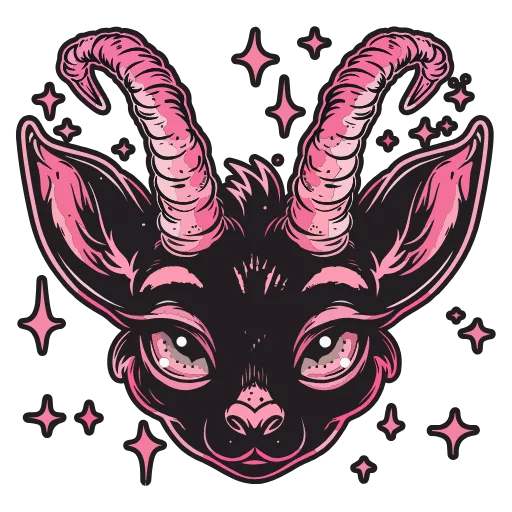 Стикер 27 Satanic Goats