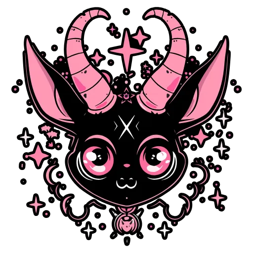 Стикер 35 Satanic Goats