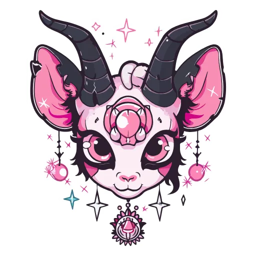 Стикер 5 Satanic Goats