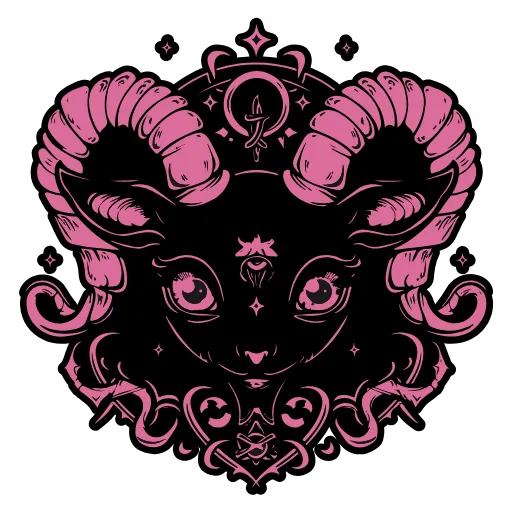 Стикер 4 Satanic Goats