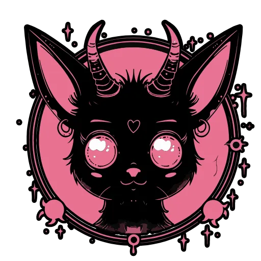 Стикер 28 Satanic Goats