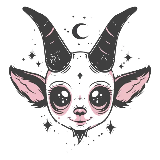 Стикер 23 Satanic Goats