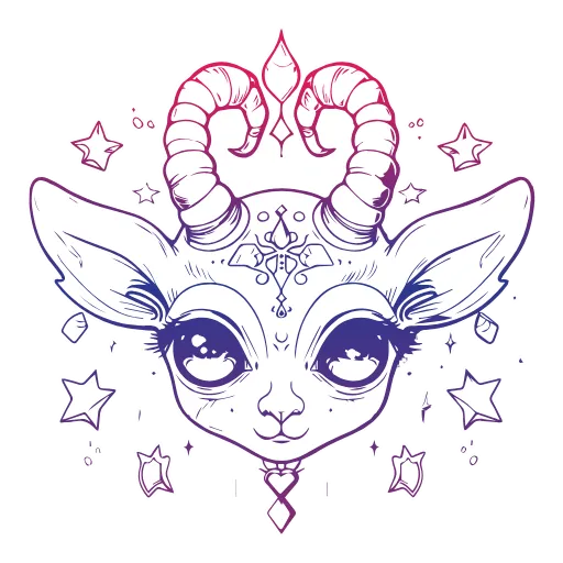 Стикер 30 Satanic Goats