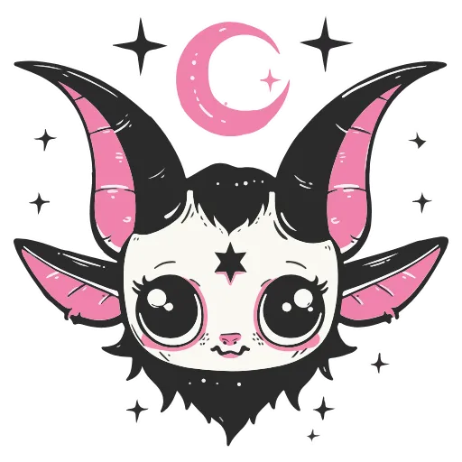 Стикер 15 Satanic Goats