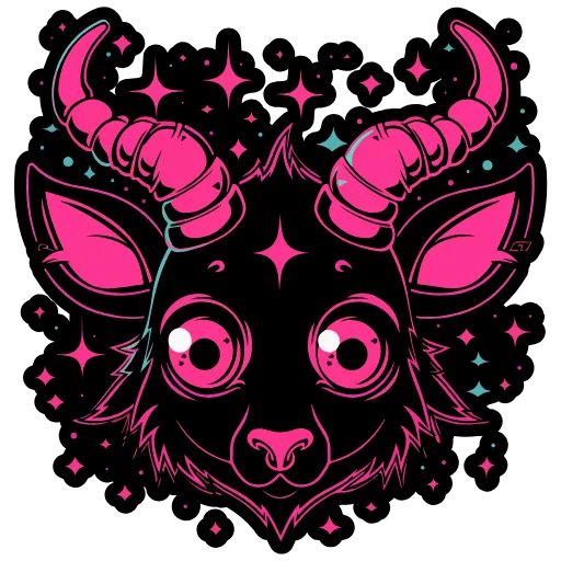 Стикер 20 Satanic Goats