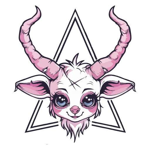 Стикер 22 Satanic Goats