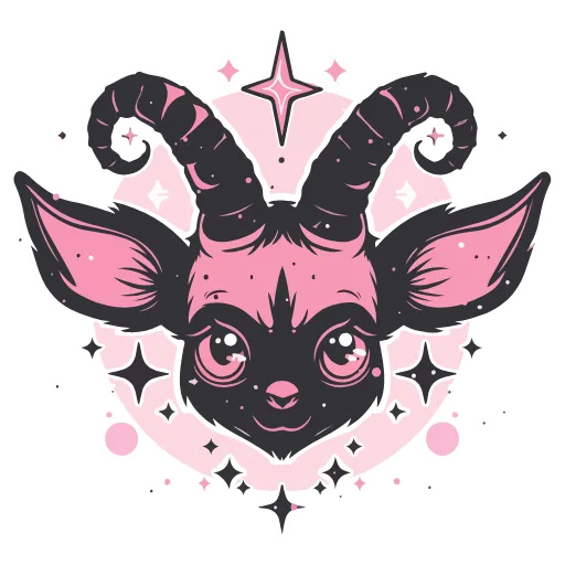 Стикер 24 Satanic Goats