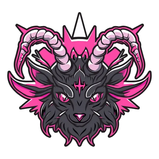 Стикер 19 Satanic Goats