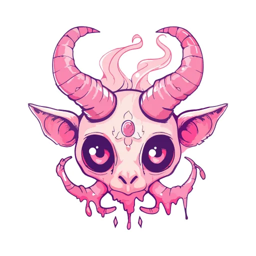 Стикер 38 Satanic Goats