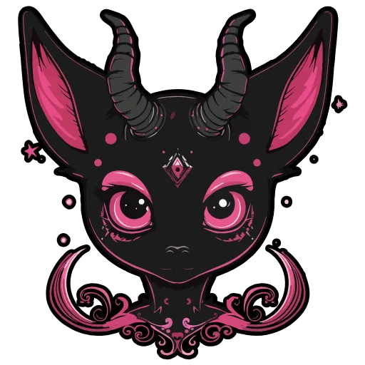 Стикер 36 Satanic Goats