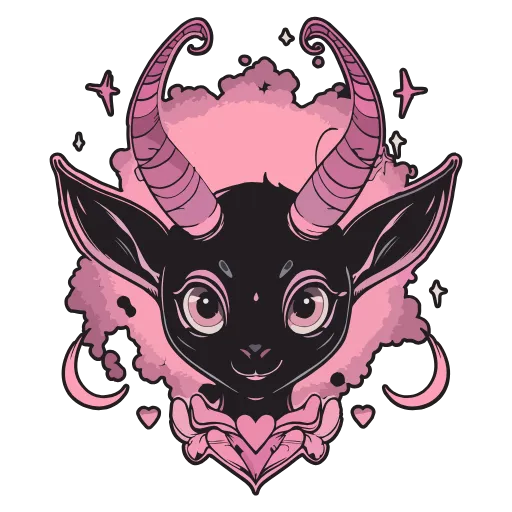 Стикер 25 Satanic Goats