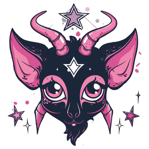 Стикер 8 Satanic Goats