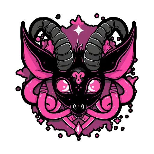 Стикер 11 Satanic Goats