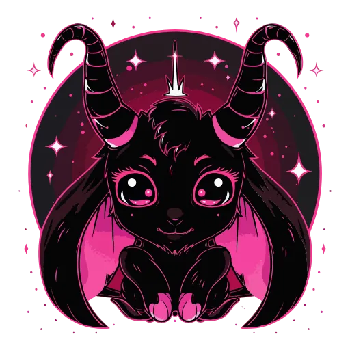Стикер 18 Satanic Goats