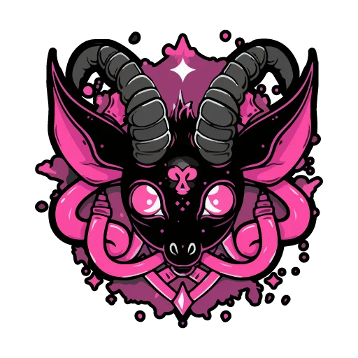 🐐 Стикер «satanic goats» для Telegram