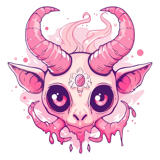 🐐 Стикер «satanic goats» для Telegram