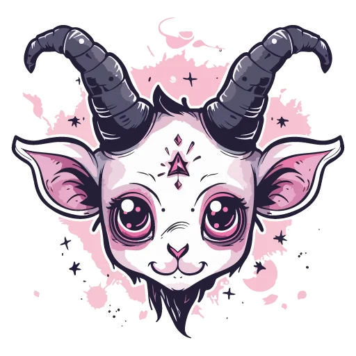 🐐 Стикер «satanic goats» для Telegram