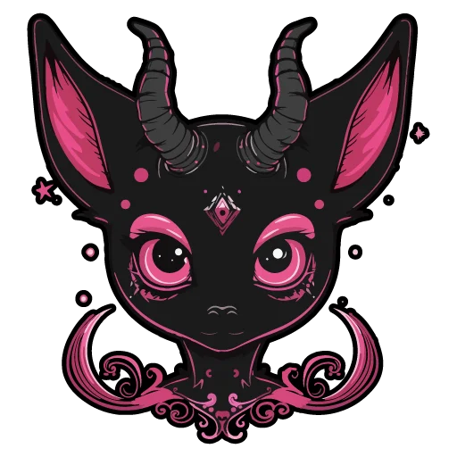 🐐 Стикер «satanic goats» для Telegram