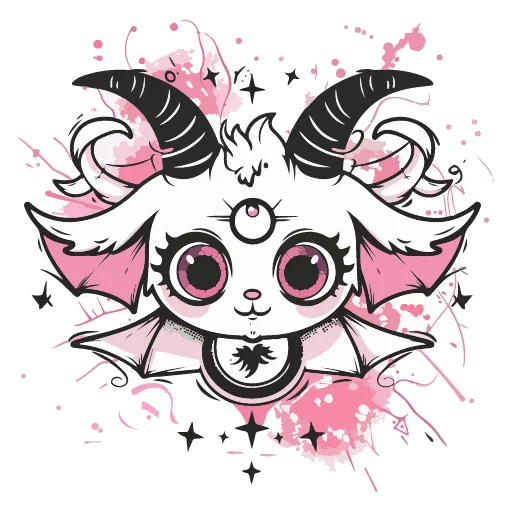 🐐 Стикер «satanic goats» для Telegram