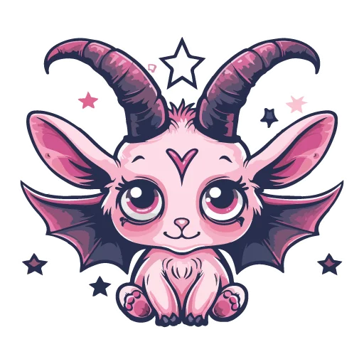 🐐 Стикер «satanic goats» для Telegram