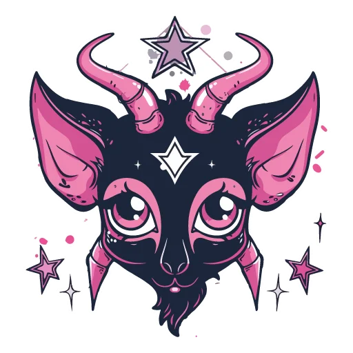 🐐 Стикер «satanic goats» для Telegram