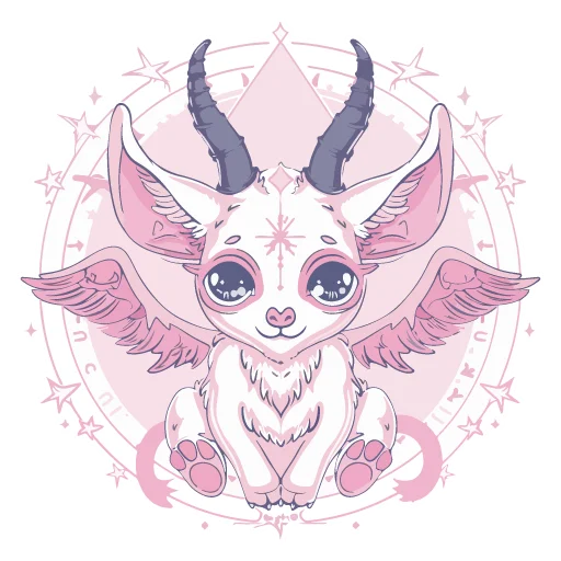 🐐 Стикер «satanic goats» для Telegram
