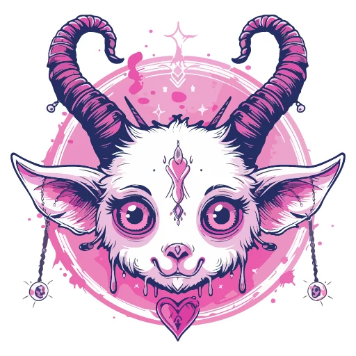 🐐 Стикер «satanic goats» для Telegram