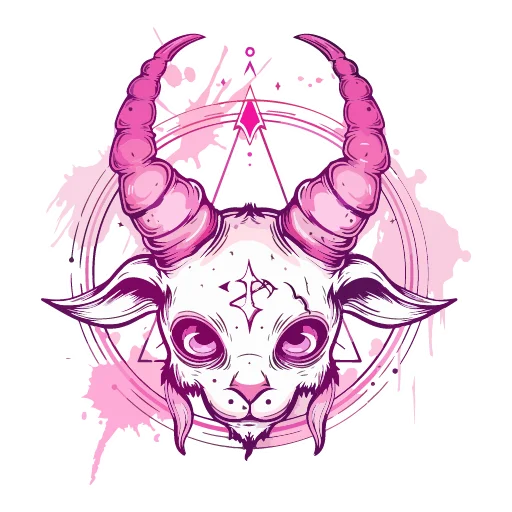 🐐 Стикер «satanic goats» для Telegram