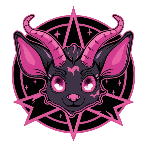 🐐 Стикер «satanic goats» для Telegram