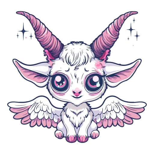 🐐 Стикер «satanic goats» для Telegram