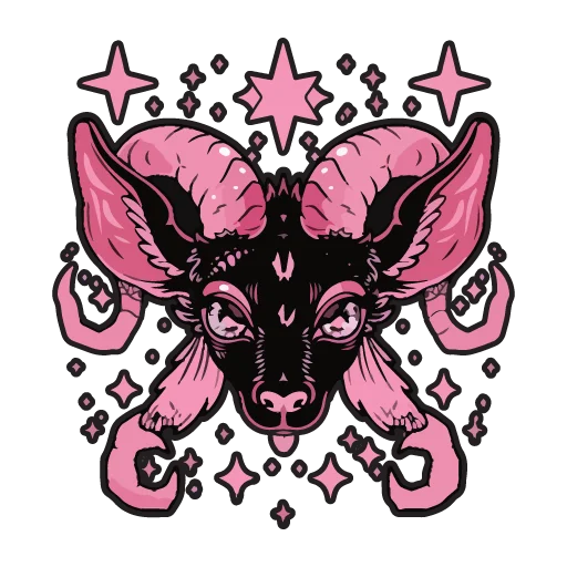 🐐 Стикер «satanic goats» для Telegram