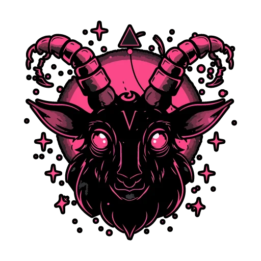 🐐 Стикер «satanic goats» для Telegram