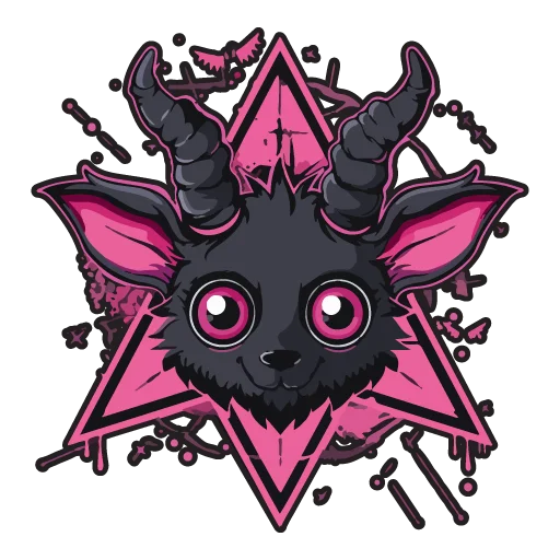 🐐 Стикер «satanic goats» для Telegram