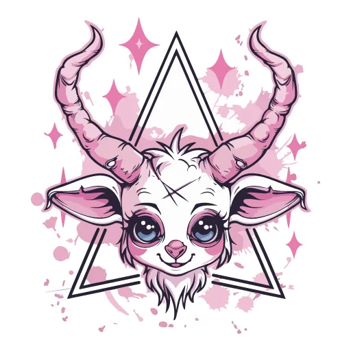 🐐 Стикер «satanic goats» для Telegram