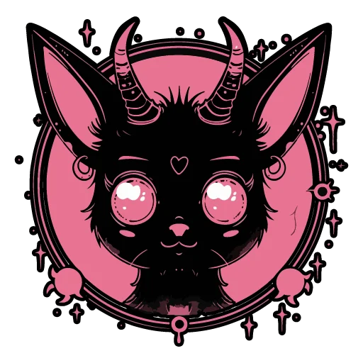 🐐 Стикер «satanic goats» для Telegram