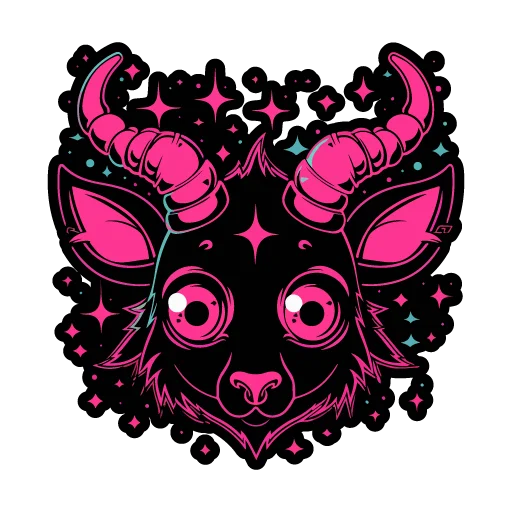 🐐 Стикер «satanic goats» для Telegram