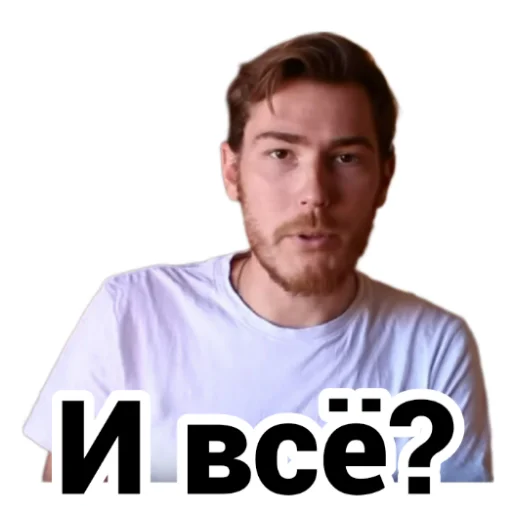 🤨 Стикер «Чайку под чаёк» для Telegram