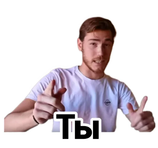 🫵 Стикер «Чайку под чаёк» для Telegram