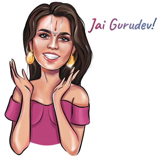 😊 Стикер «Sati Kazanova (artist Rina Osik)» для Telegram