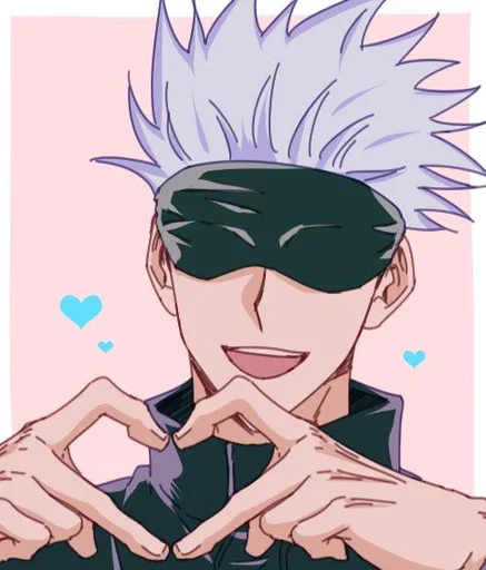 ❤️ Стикер «Satoru Gojo» для Telegram