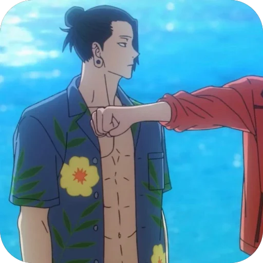 🫥 Стикер «Satoru and Suguru» для Telegram
