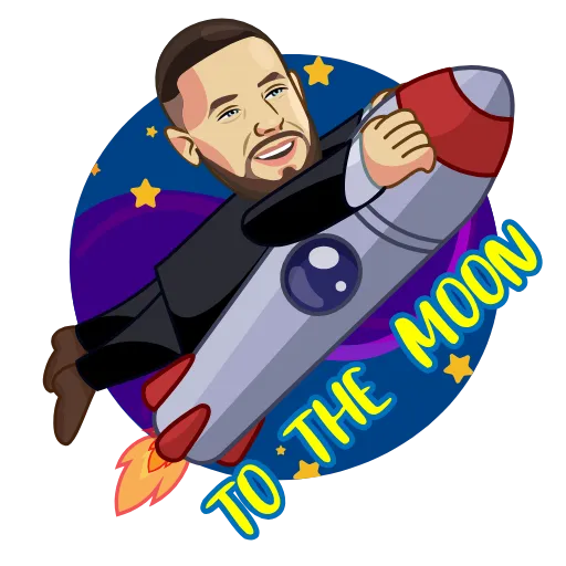 🚀 Стикер «Satoshi Bull stickers» для Telegram