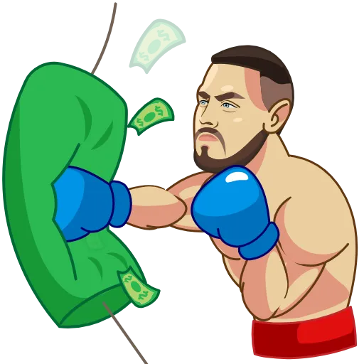 🥊 Стикер «Satoshi Bull stickers» для Telegram