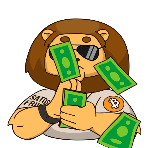 🤑 Стикер «SatoshiFriends» для Telegram