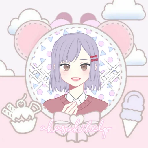 🦋 Стикер «Satou Matsuzaka» для Telegram