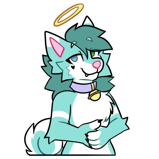 😇 Стикер «Saturn Husky!» для Telegram