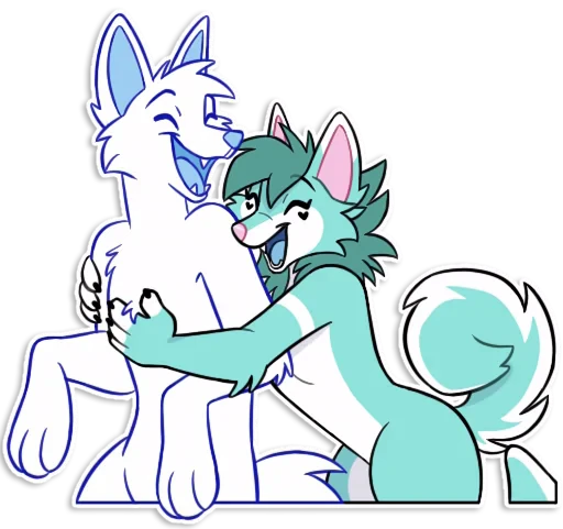 ☺️ Стикер «Saturn Husky!» для Telegram