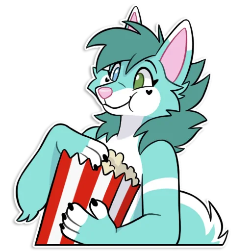 🍿 Стикер «Saturn Husky!» для Telegram