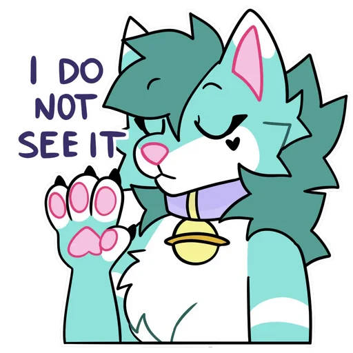 😶 Стикер «Saturn Husky!» для Telegram